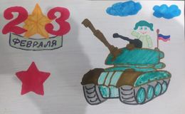 Бушуев Андрей,  группа "Веселые пчелки" МБДОУ "Вагановский детский сад"  #ДеньЗащитникаОтечестваКузбасс